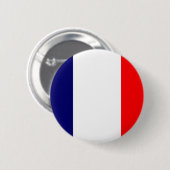 Het Franse vlagontwerp - OUI! Ronde Button 5,7 Cm (Voorkant /achterkant)