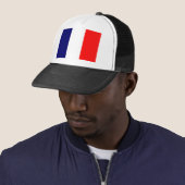 Het Franse vlagontwerp - OUI! Trucker Pet (In situ)