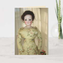 Het Franse Wenskaart van Doll van de Mode - Spatie Kaart