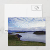 Het Fratercula Arctica, IJsland Briefkaart (Voorkant / Achterkant)