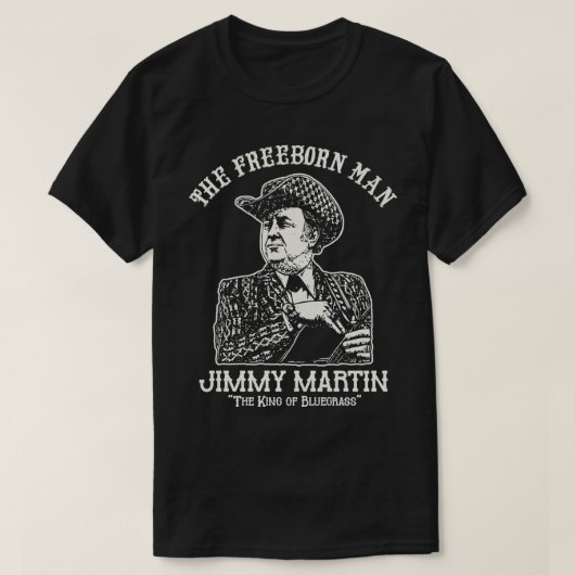 Het Freeborn Man Jimmy Martin T-shirt (Design voorkant)