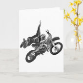 het freestyling met vuilfiets kaart (Gele Bloem)