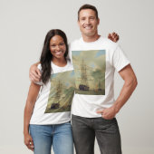 Het fregat op de rede voor anker t-shirt (Unisex)