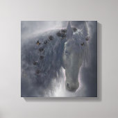 Het Friese Paard - omwikkeld doek Canvas Afdruk (Voorkant)