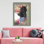 Het Friesian - Wrapped Canvas Afdruk (Insitu (Woonkamer))