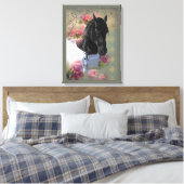 Het Friesian - Wrapped Canvas Afdruk (Insitu (Slaapkamer))