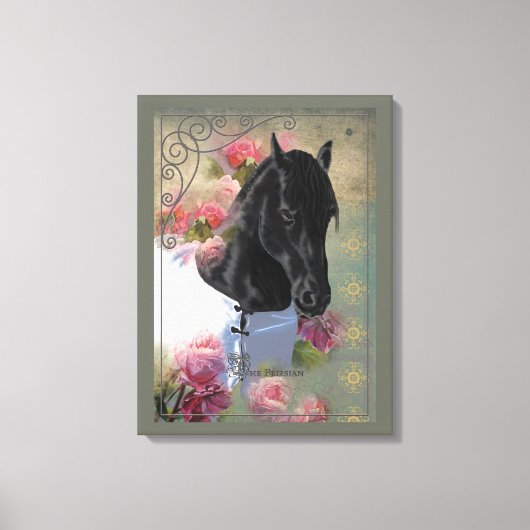 Het Friesian - Wrapped Canvas Afdruk (Voorkant)