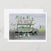 Het Froggy Fliver Omnibus-Briefkaart Briefkaart (Voorkant / Achterkant)