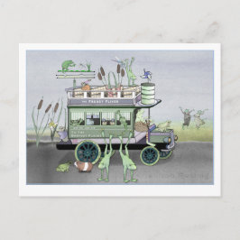 Het Froggy Fliver Omnibus-Briefkaart Briefkaart