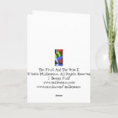 Het fruit en het Wenskaart van de Wijnstok ll (G) Kaart (Achterkant)