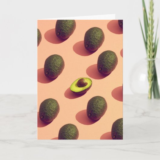 Het Fruit van de avocado Potrait Kaart (Voorkant)