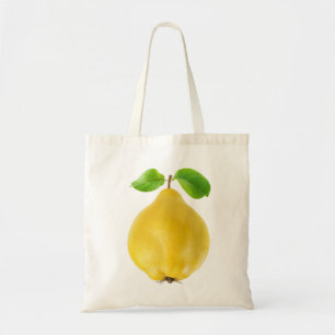 Het fruit van de kweepeer tote bag