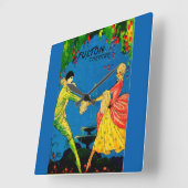 Het Fulton Theater-programma uit 1927 omvat kunst Vierkante Klok (Hoek)