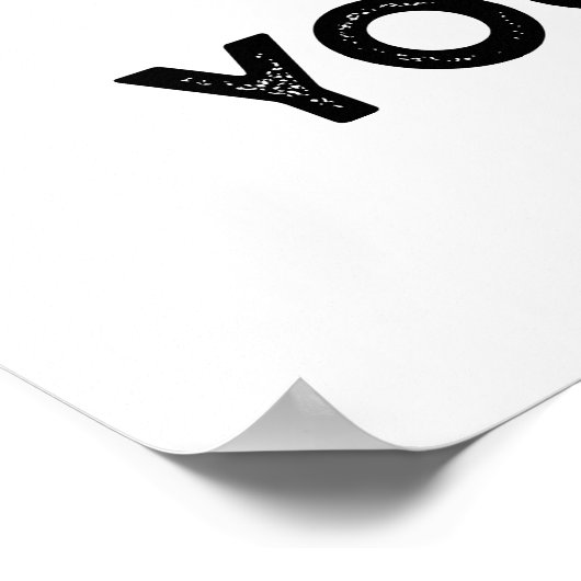 Het fundament dat je kunt zijn, is grappig voor Tu Poster (Hoek)