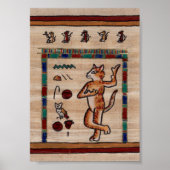 Het Funny Cat Ancient Egyptisch Poster (Voorkant)