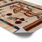 Het Funny Cat Ancient Egyptisch Poster (Hoek)