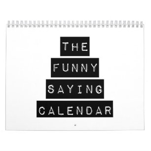 Het Funny Gezegde Calendar Kalender