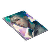 Het Futuristic Anime Boy notitieboek (Rechterzijde)