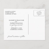 Het fysieke Manuscript bewaart het Briefkaart van (Achterkant)