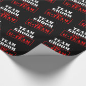 Het G-Team Bruidegom Cadeaupapier (Hoek)