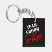Het G-Team Bruidegom Sleutelhanger (Voorkant Links)