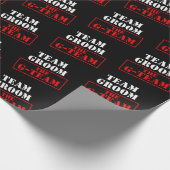 Het G-Team Team Groom Cadeaupapier (Hoek)