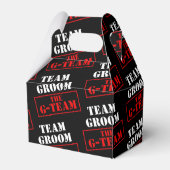 Het G-Team Team Groom Gable Bedankdoosjes (Achterkant)