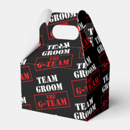 Het G-Team Team Groom Gable Bedankdoosjes