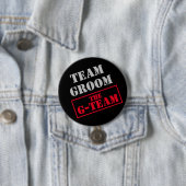 Het G-Team Team Groom Ronde Button 7,6 Cm (In situ)