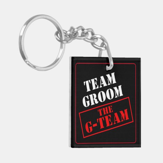 Het G-Team Team Groom Sleutelhanger (Voorkant Links)