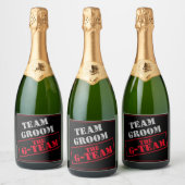 Het G-Team Team Groom  Sparkling Wijnetiket (Flessen)