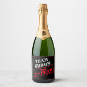 Het G-Team Team Groom Sparkling Wijnetiket (Voorkant)