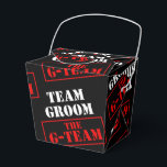 Het G-Team Team Verzorging Afhaal Bedankdoosjes<br><div class="desc">*Aanpassen met uw tekst en keuze van achtergrondkleur.</div>