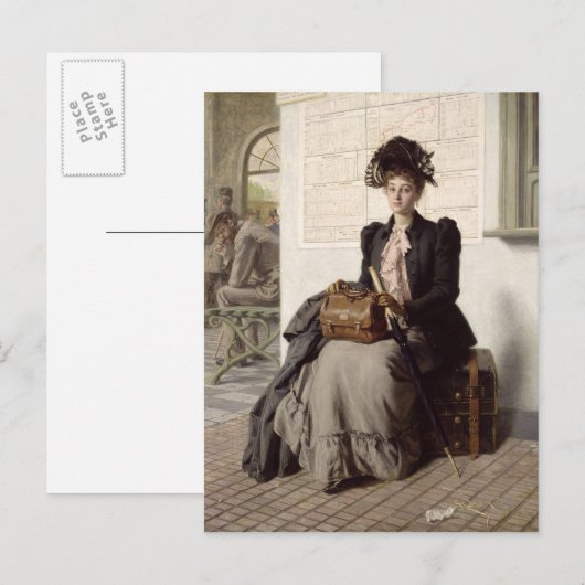 Het gaan in de Wereld Briefkaart (Voorkant / Achterkant)