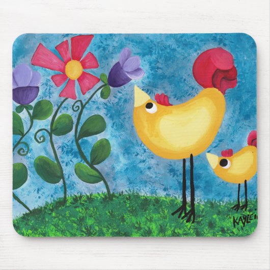 Het gaan voor een slag muismat (Voorkant)