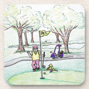 Het gaan voor een Vogeltje Onderzetter