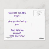 HET GAAT ALLEMAAL OM...ALEX PARKS. BRIEFKAART (Achterkant)