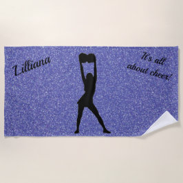 Het gaat allemaal om Cheer. Glitter Beach Towel Strandlaken