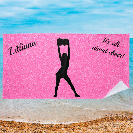 Het gaat allemaal om Cheer. Glitter Beach Towel Strandlaken