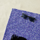 Het gaat allemaal om Dance. Glitter Beach Towel Strandlaken (In situ)
