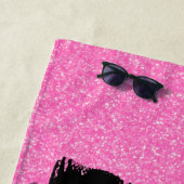 Het gaat allemaal om Dance. Glitter Beach Towel Strandlaken (In situ)