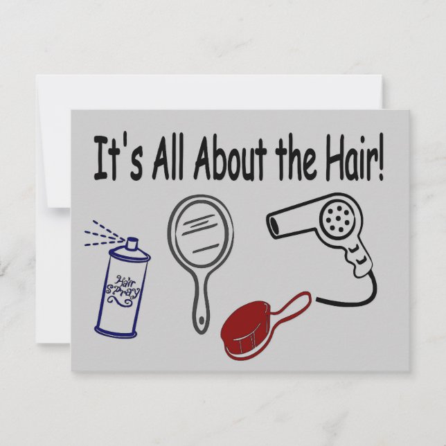 Het gaat allemaal om de Haar. (Voorkant)