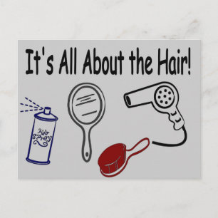 Het gaat allemaal om de Haar. Briefkaart