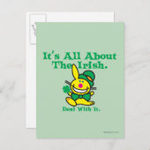 Het gaat allemaal om de Ieren Briefkaart (Voorkant / Achterkant)