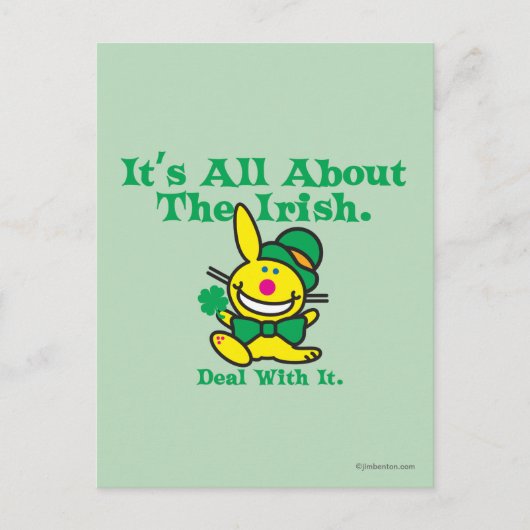 Het gaat allemaal om de Ieren Briefkaart (Voorkant)
