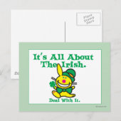 Het gaat allemaal om de Ieren Briefkaart (Voorkant / Achterkant)