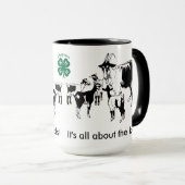 Het gaat allemaal om de kinderen! Geitten met kind Mok (Voorkant rechts)