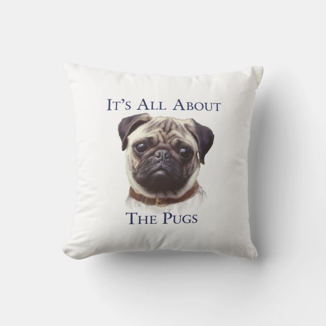 Het gaat allemaal om de pugs kussen (Voorkant)