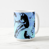 Het gaat allemaal om de scooter - scooter rijder koffiemok (Voorkant rechts)