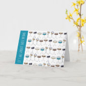 Het gaat allemaal om die drums Snare Drummer Birth Kaart (Gele Bloem)